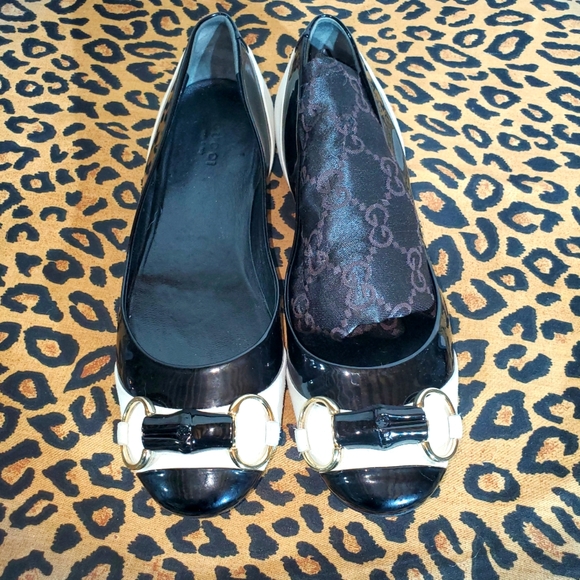 Gucci Bamboo Flats W/Dust Bag No Box Sz8 EUC - Picture 6 of 6